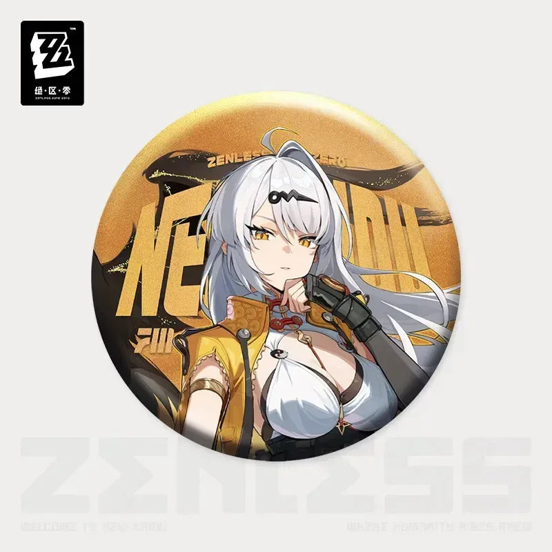 Zenless Zone Zero Artwork Series Yunkui Summit Tinplate Badge