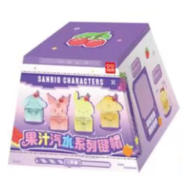 Sanrio Characters Juicy Soda Series Keycap Mystery Box