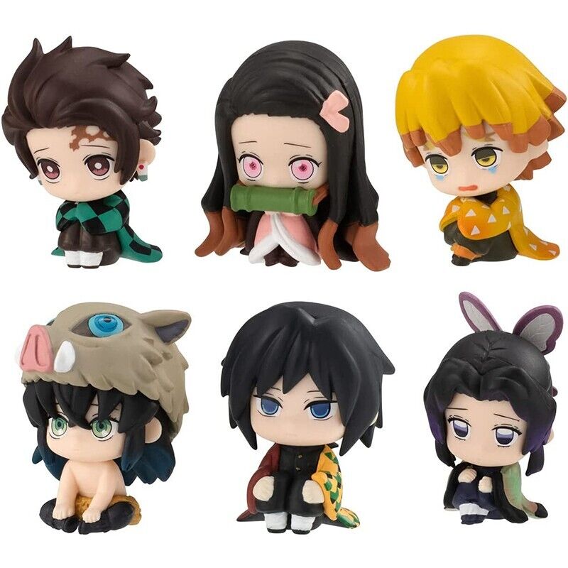 Demon Slayer: Kimetsu no Yaiba Machiboke Sitting Figure Gashapon