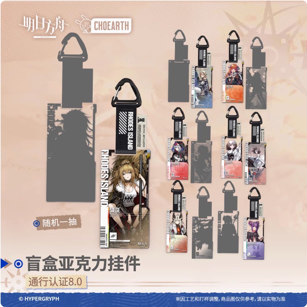 Authorization Pass Series 8.0 Acrylic Keychain Mystery Box