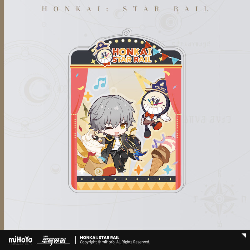 Honkai: Star Rail Autumn Festival Series Chibi Happy Shake Keychain