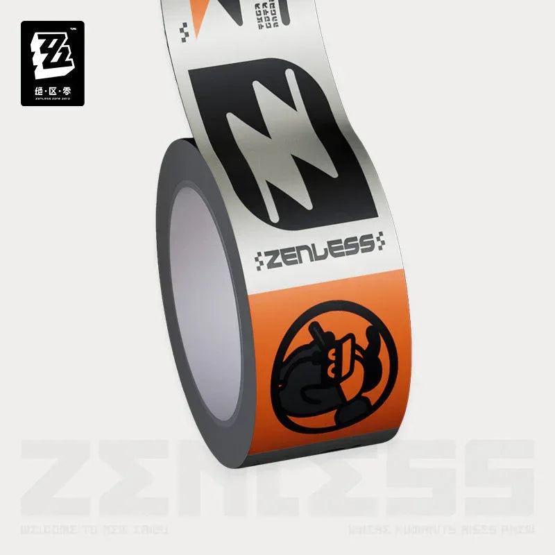 Zenless Zone Zero Urban Kit Series Packing Tape (Orange, Silver)