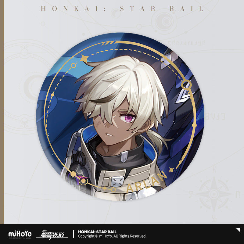 The Destruction Character Warp Artwork Tinplate Badge
