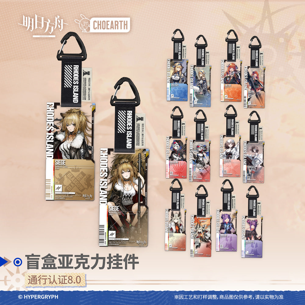 Authorization Pass Series 8.0 Acrylic Keychain Mystery Box