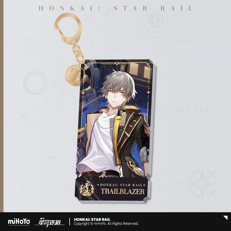 The Destruction Character Warp Artwork Acrylic Keychain