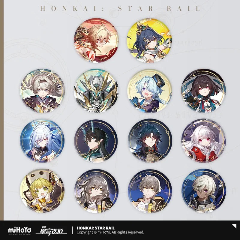 The Destruction Character Warp Artwork Tinplate Badge