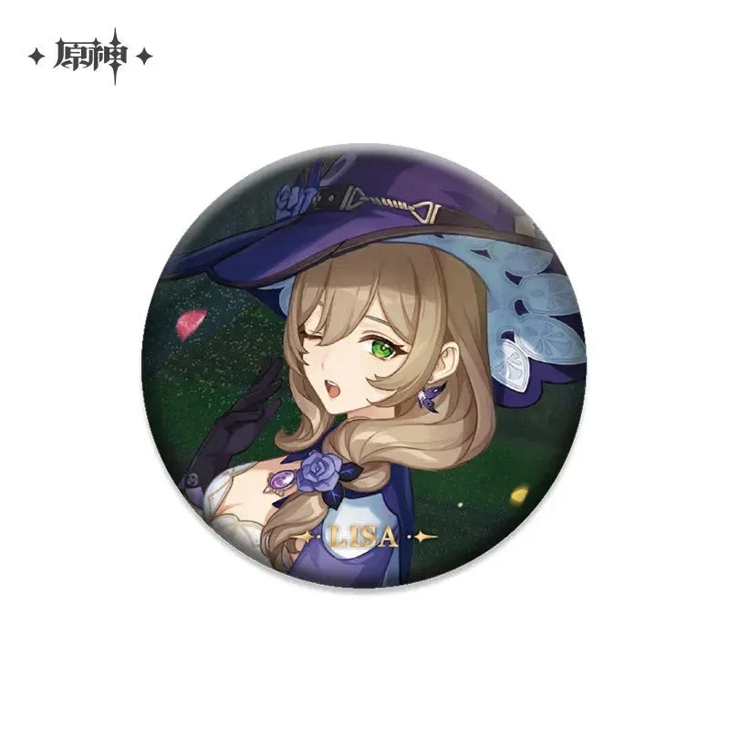 Event Artwork Series Badge Genshin Impact Lisa ACG Go Anime
