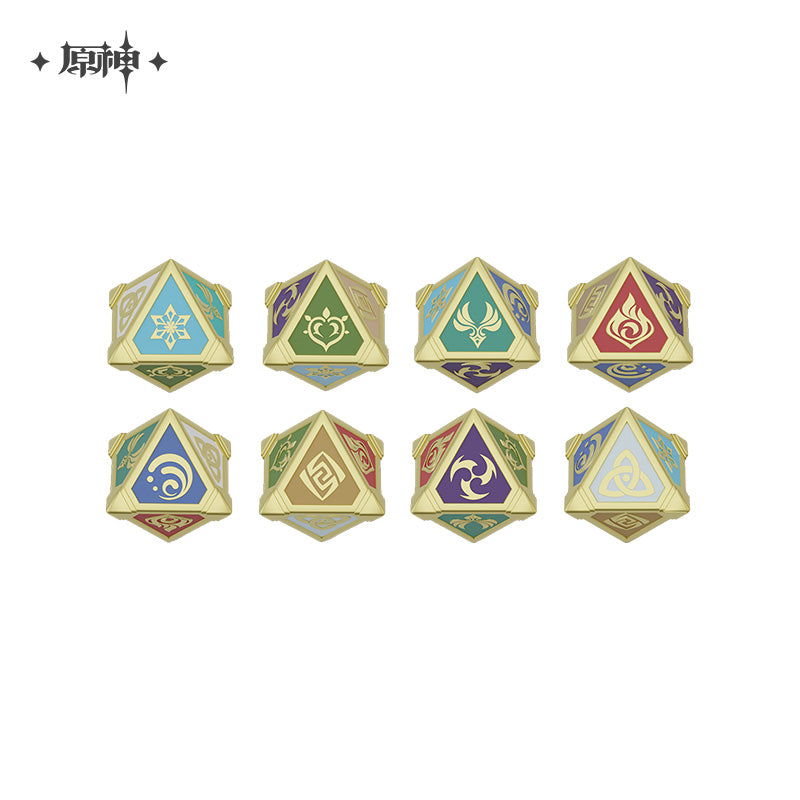Genius Invokation TCG Series Elemental Octahedral Dice