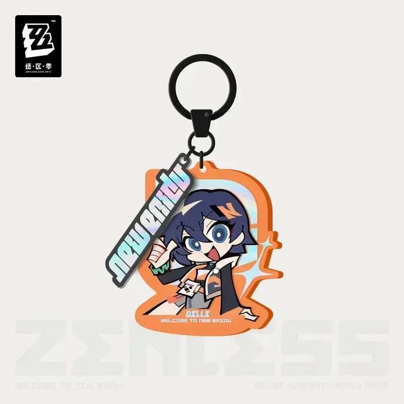 Zenless Zone Zero New Eridu Series Proxies Chibi Acrylic Pendant