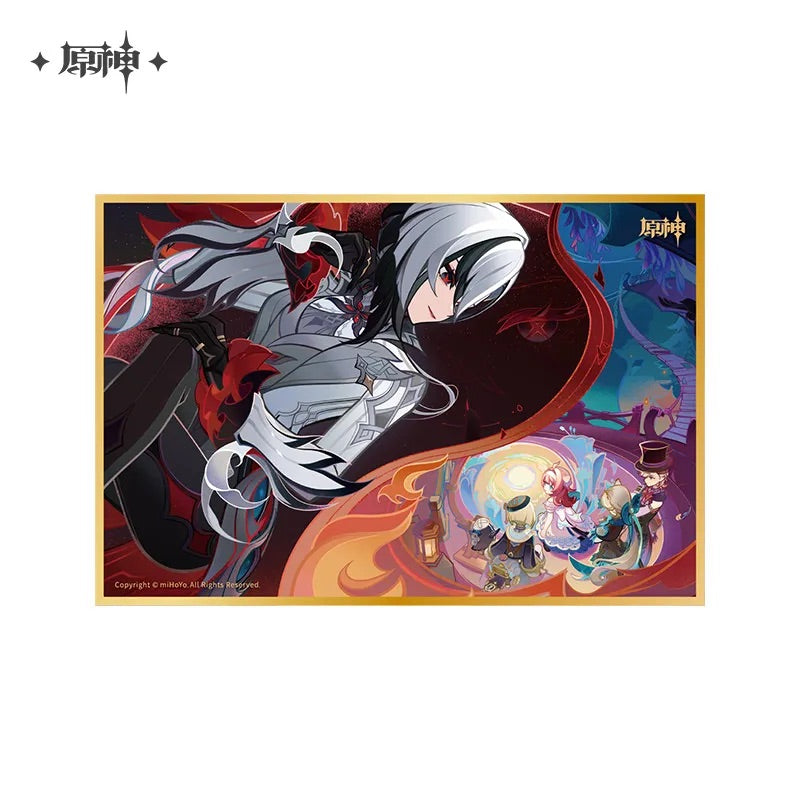 Floating World Under the Moonlight Series Acrylic Shikishi Card Board