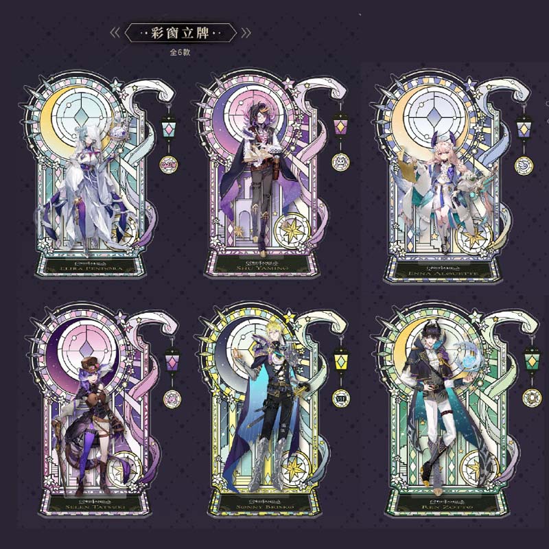 NIJISANJI EN × IPSTAR Multi-Colored Window Standee