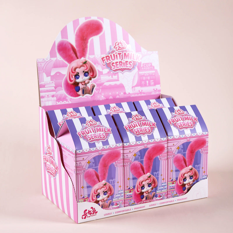 Cup Rabbit Plush Toy Fruit Milk Series Mystery Box