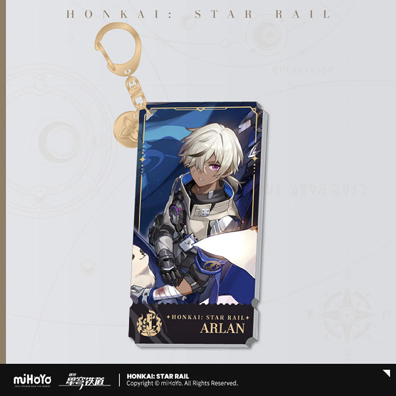 The Destruction Character Warp Artwork Acrylic Keychain