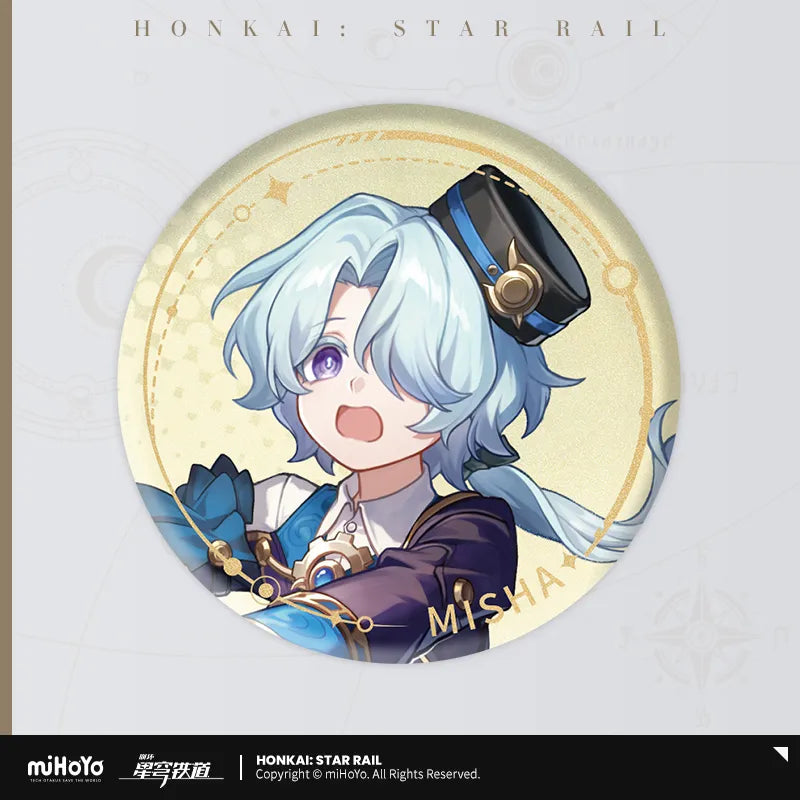 The Destruction Character Warp Artwork Tinplate Badge