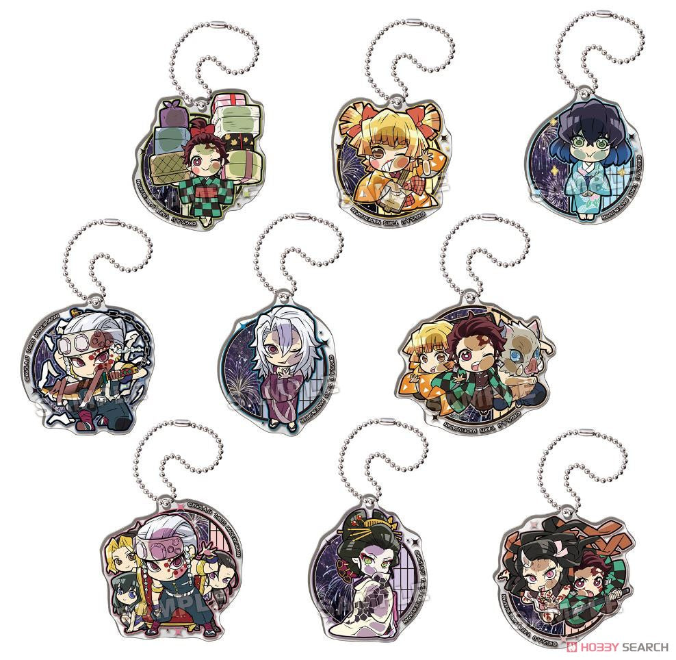 Demon Slayer Deforme Acrylic Yukaku Ver. Keychain Mystery Box