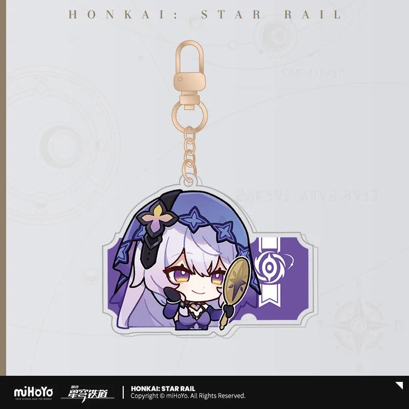 Pom-Pom Exhibition Series Acrylic Keychain