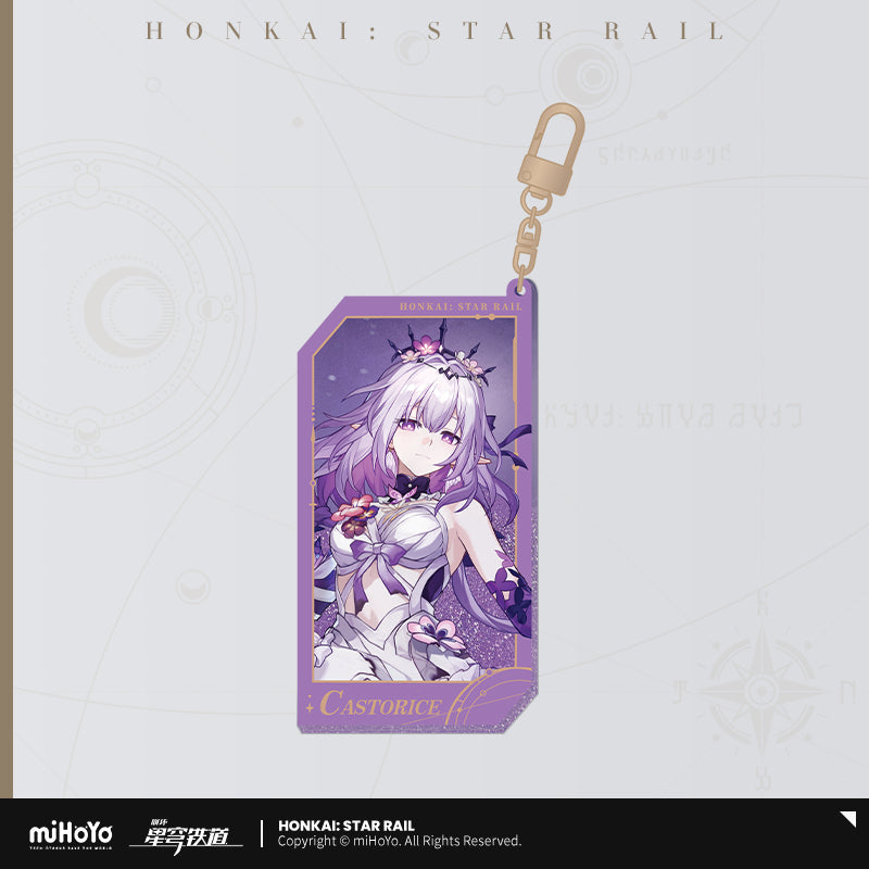 Invitation From The Stellar Series Quicksand Acrylic Keychain