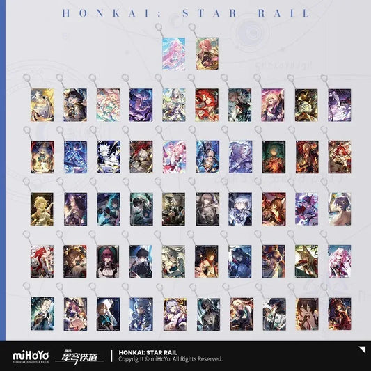 Honkai: Star Rail Light Cone Series Acrylic Pendant Earthly Escapade ACG Go Anime www.acg-go.com Anaxa, Argenti, Art Decor, Aventurine, Bailu, Black Swan, Blade, Castorice, Cipher, Dan Heng, Dan Heng & Blade, Dr. Ratio, Feixiao, Fu Xuan, Gepard, Huohuo, Hyacine, Kafka, Light Cone, Lingsha, Luka, Luocha, March 7th, Moze, Mydei, Pendant & Keychain, Rappa, Robin, Ruan Mei, Sparkle, Sushang, Tribbie, Yanqing, Yukong