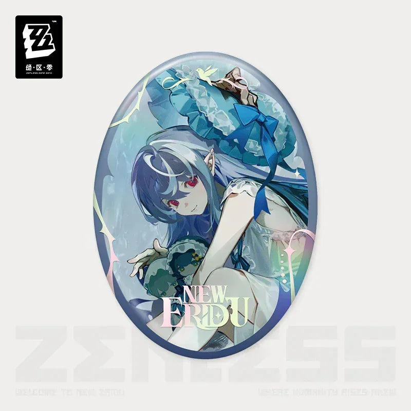 Zenless Zone Zero Concerto Channel Series Bury Your Tears With the Past Merch Vol.2 Badge Vivian ACG Go Anime www.acg-go.com Art Decor, Badge, Hugo, Vivian