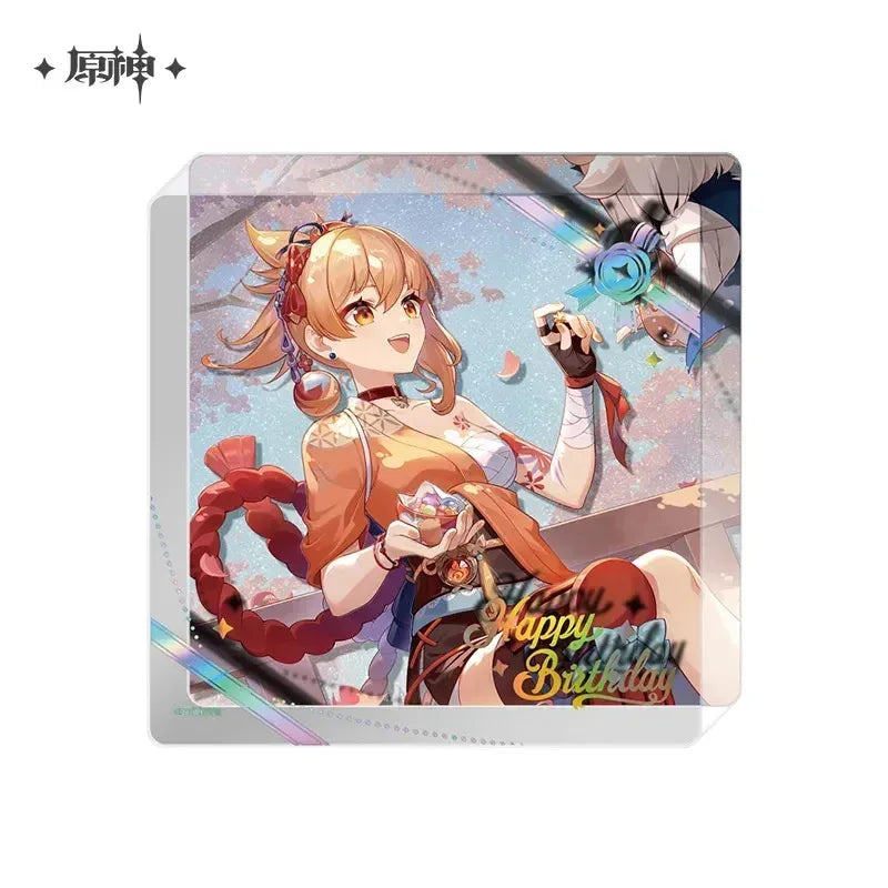 Genshin Impact The Day of Destiny Series Thick Acrylic Coaster 2025