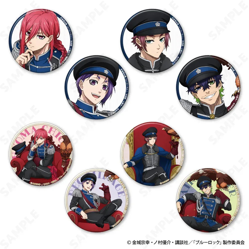Blue Lock Napoleon Jacket x Haw Trading Button Badge Mystery Box Random One ACG Go Anime www.acg-go.com Badge, blue lock, Mystery Box