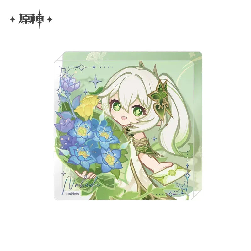 Genshin Impact Voicemail of Fragrance Series Badge & Acrylic Block