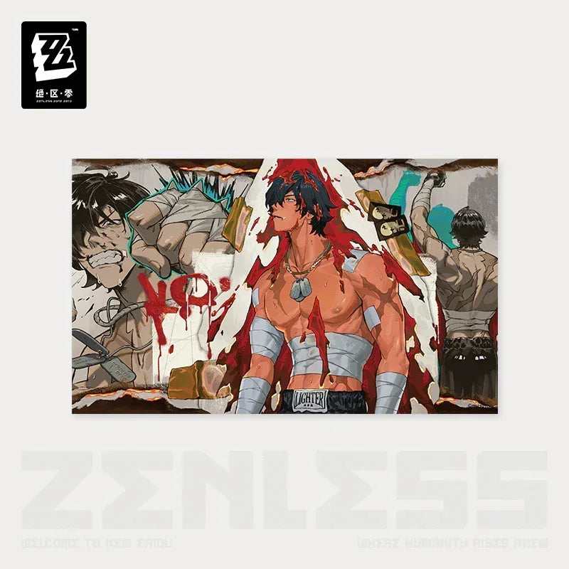 Zenless Zone Zero Random Play Video Tape Series Collectible Posters Vol.4 Crown Without Applause ACG Go Anime www.acg-go.com Art Decor, Zenless Zone Zero
