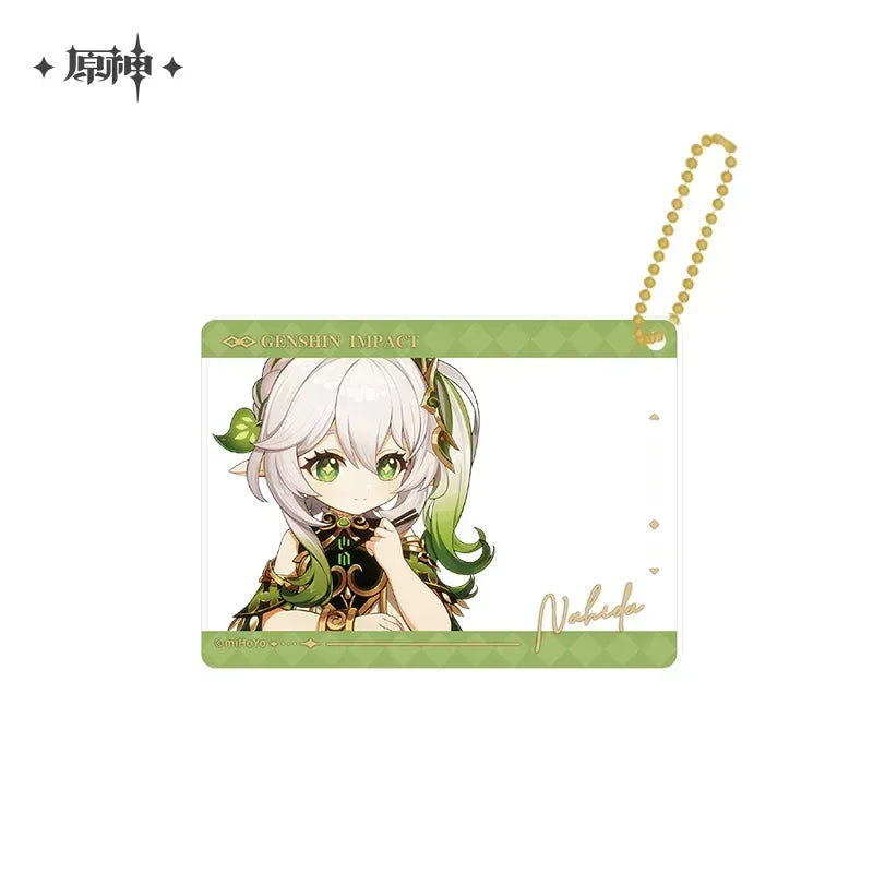 Genshin Impact The Long Way Home Series Badge & Photo Card Pendant
