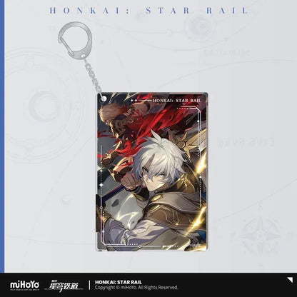 Honkai: Star Rail Light Cone Series Acrylic Pendant Victory In a Blink ACG Go Anime www.acg-go.com Anaxa, Argenti, Art Decor, Aventurine, Bailu, Black Swan, Blade, Castorice, Cipher, Dan Heng, Dan Heng & Blade, Dr. Ratio, Feixiao, Fu Xuan, Gepard, Huohuo, Hyacine, Kafka, Light Cone, Lingsha, Luka, Luocha, March 7th, Moze, Mydei, Pendant & Keychain, Rappa, Robin, Ruan Mei, Sparkle, Sushang, Tribbie, Yanqing, Yukong