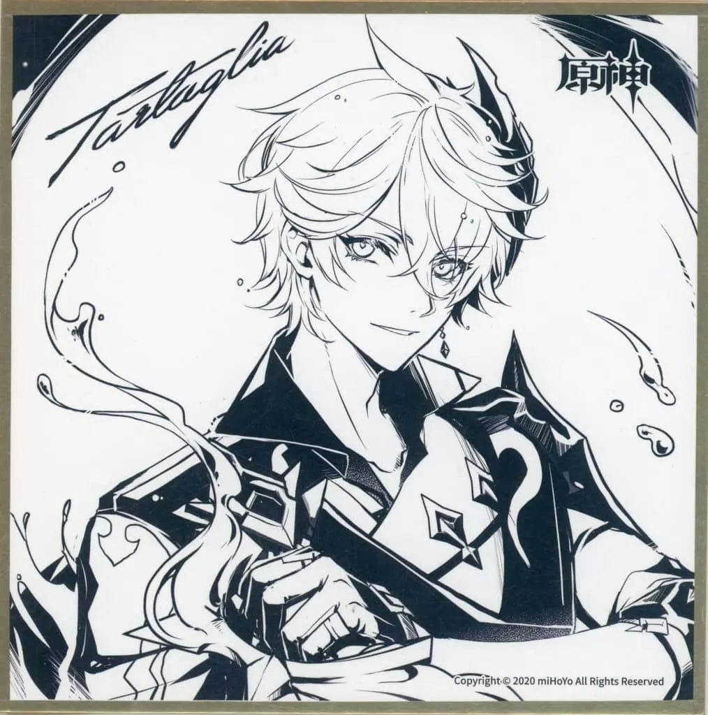 Limited Shikishi Card Board Tartaglia Ver. (Not For Sale)