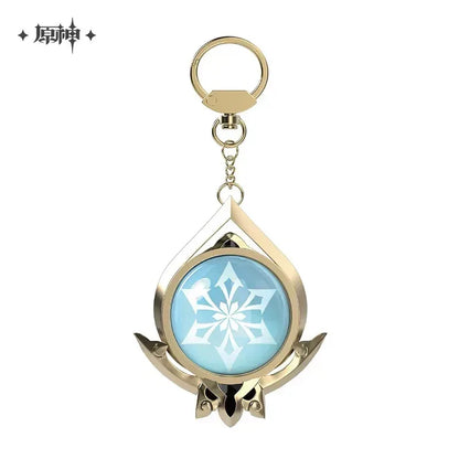 Genshin Impact FES 2023 Series Vision Keychain Sumeru: Cryo ACG Go Anime www.acg-go.com Anemo, Cryo, Dendro, ELectro, Geo, Hydro, Pendant & Keychain, Pyro, Vision