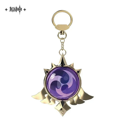 Genshin Impact FES 2023 Series Vision Keychain Mondstadt Electro ACG Go Anime www.acg-go.com Anemo, Cryo, Dendro, ELectro, Geo, Hydro, Pendant & Keychain, Pyro, Vision