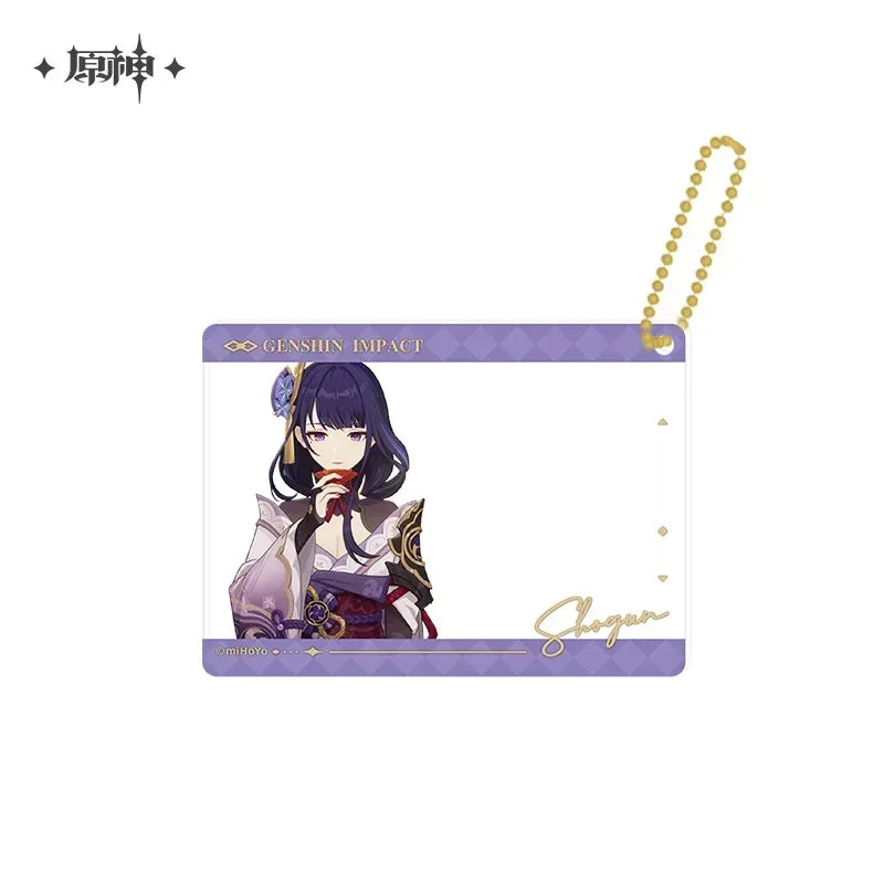 Genshin Impact The Long Way Home Series Badge & Photo Card Pendant
