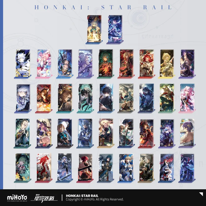 Light Cone Series Glitter Quicksand Acrylic Block Ornaments