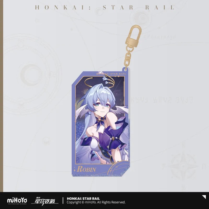 Invitation From The Stellar Series Quicksand Acrylic Keychain