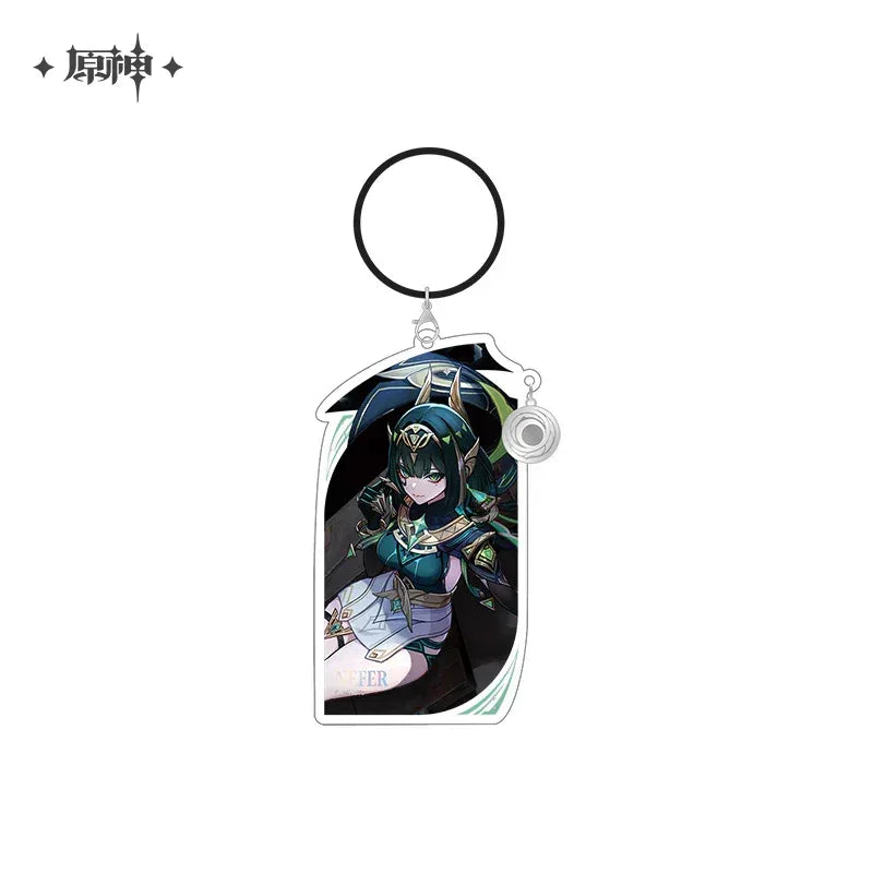 Genshin Impact Moonlit Ballad of the Night Series Acrylic Keychain
