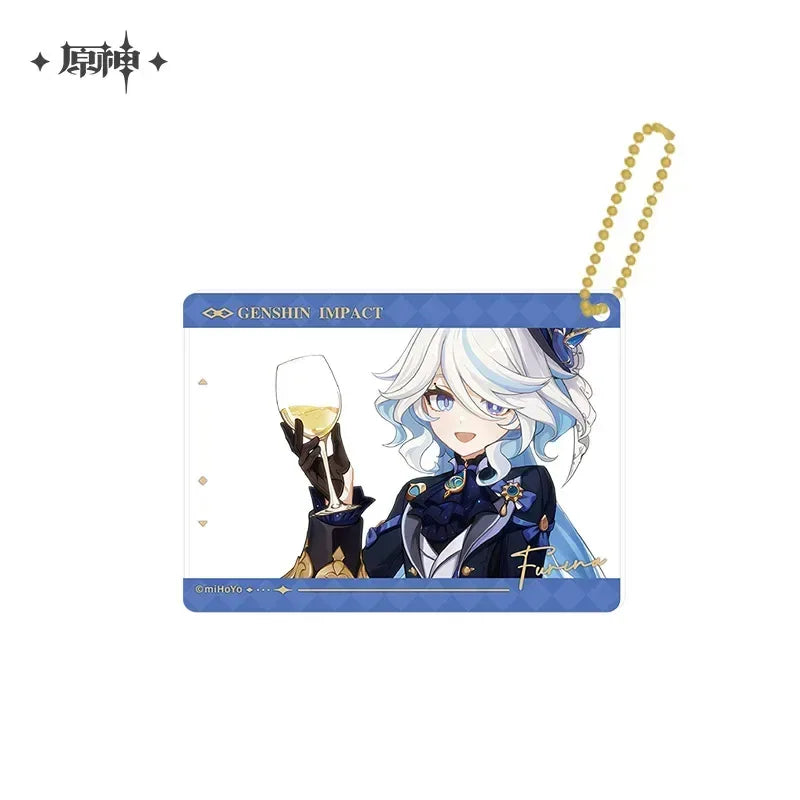Genshin Impact The Long Way Home Series Badge & Photo Card Pendant