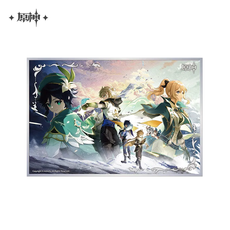 Genshin Impact Shikishi Card Board