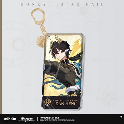 Honkai: Star Rail The Preservation Character Warp Artwork Acrylic Keychain Dan Heng • Permansor Terrae ACG Go Anime www.acg-go.com Aventurine, Caelus, Dan Heng • Permansor Terrae, Fu Xuan, Gepard, March 7th, Pendant & Keychain, Stelle, Trailblazer