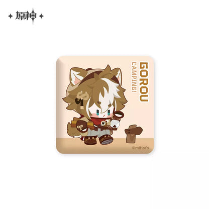 Go Camping Series Square Badge