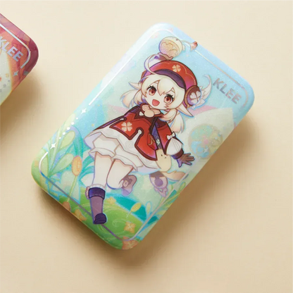 Genshin Impact x Wanda Film "Magic Screen Journey: A Date with Light and Shadow" Square Pin Badge Klee - D ACG Go Anime www.acg-go.com Badge, Genshin Impact, Klee