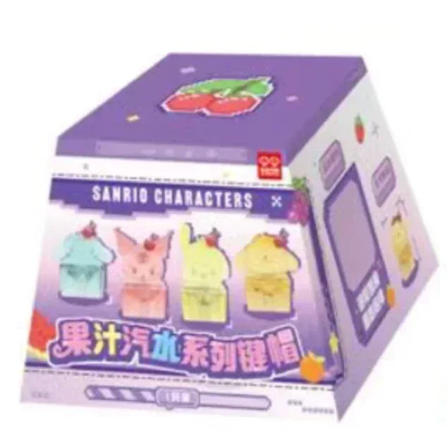 Sanrio Characters Juicy Soda Series Keycap Mystery Box Random One ACG Go Anime www.acg-go.com Mystery Box, Sanrio