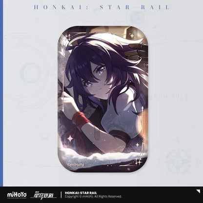 Honkai: Star Rail Light Cone Series Rectangular Tinplate Badge Only Silence Remains ACG Go Anime www.acg-go.com Anaxa, Argenti, Arlan, Aventurine, Badge, Bailu, Black Swan, Blade, Castorice, Cipher, Dan Heng, Dan Heng & Blade, Feixiao, Fu Xuan, Gallagher, Gepard, Himeko, Huohuo, Hyacine, Jing Yuan, Kafka, Light Cone, Lingsha, Luka, Luocha, March 7th, Moze, Mydei, Rappa, Seele, Silver Wolf, Sparkle, Sushang, Topaz, Tribbie, Yanqing, Yukong