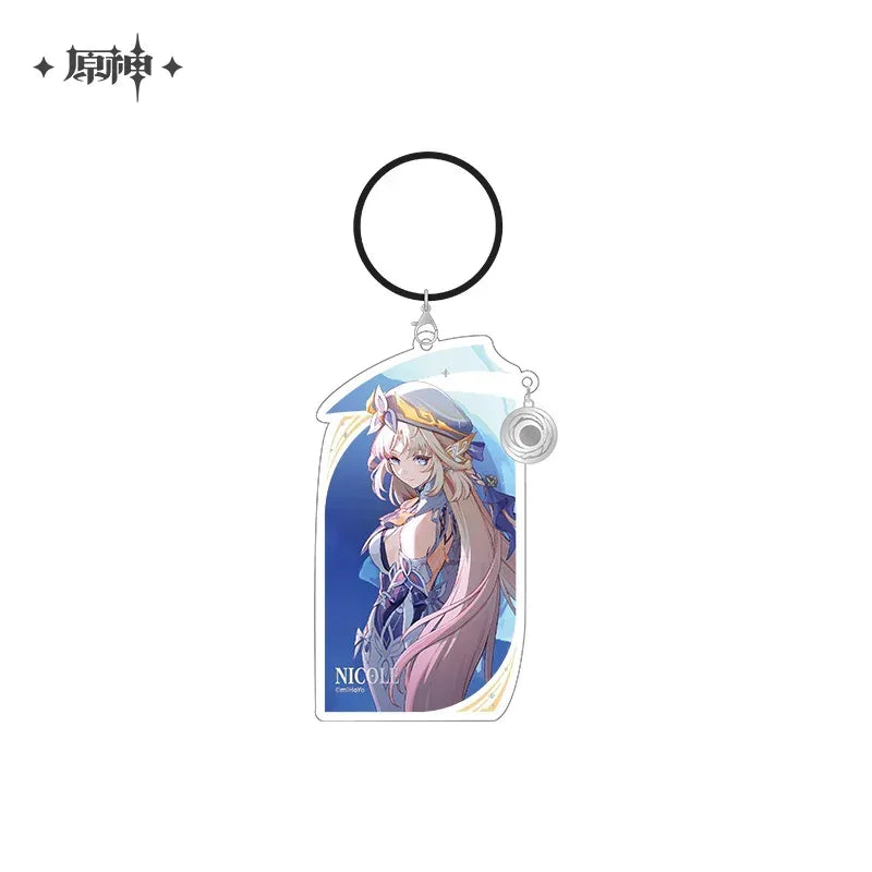Genshin Impact Moonlit Ballad of the Night Series Acrylic Keychain