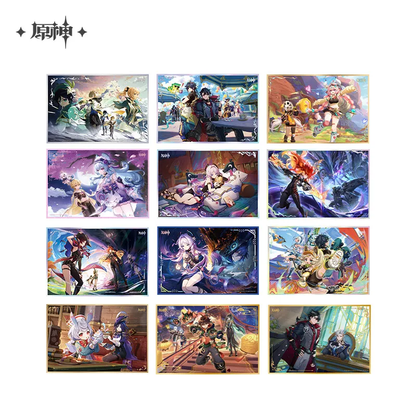 Genshin Impact Theme Series Acrylic Shikishi Cardboard