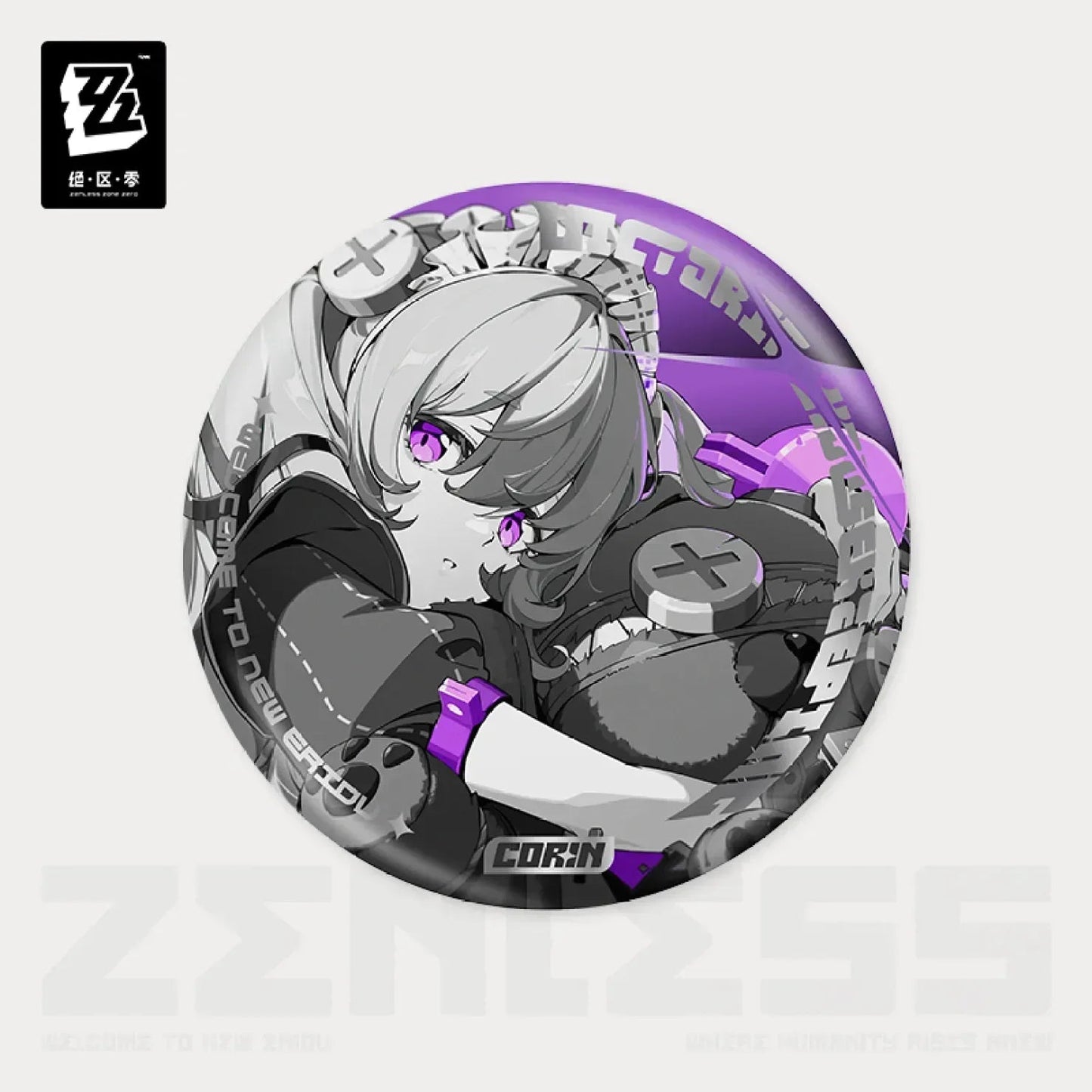 Zenless Zone Zero Cinema Series Reflective Badge Victoria Housekeeping Co.