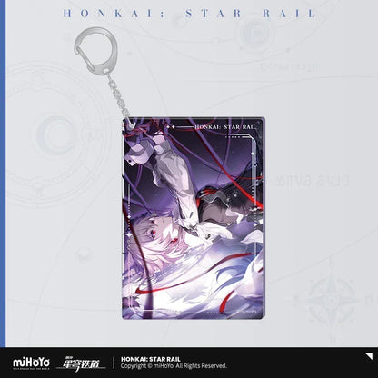 Honkai: Star Rail Light Cone Series Acrylic Pendant To Evernight's Stars ACG Go Anime www.acg-go.com Anaxa, Argenti, Art Decor, Aventurine, Bailu, Black Swan, Blade, Castorice, Cipher, Dan Heng, Dan Heng & Blade, Dr. Ratio, Feixiao, Fu Xuan, Gepard, Huohuo, Hyacine, Kafka, Light Cone, Lingsha, Luka, Luocha, March 7th, Moze, Mydei, Pendant & Keychain, Rappa, Robin, Ruan Mei, Sparkle, Sushang, Tribbie, Yanqing, Yukong