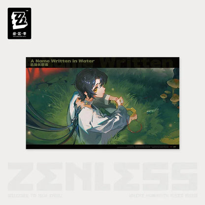 Zenless Zone Zero Random Play Video Tape Series Collectible Posters Vol.4 A Name Written in Water ACG Go Anime www.acg-go.com Art Decor, Zenless Zone Zero