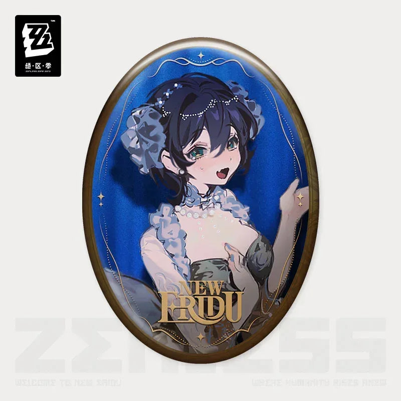 Zenless Zone Zero Concerto Channel Series Astra-nomical Moment Merch Badge Belle ACG Go Anime www.acg-go.com Art Decor, Astra Yao, Badge, Belle, Evelyn Chevalier, Wise