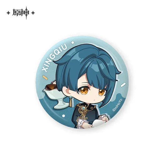 Genshin Impact Sweet Summer Series Badge Xingqiu ACG Go Anime www.acg-go.com Badge, Barbara, Kamisato Ayato, Raiden Shogun, Sangonomiya Kokomi, Tartaglia, Xingqiu
